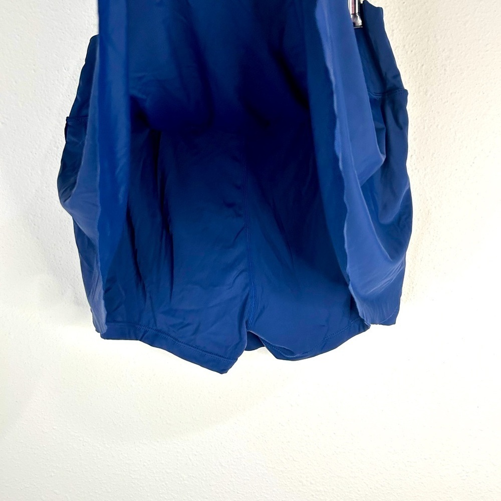 Women's Navy Blue Swim Skort Shorts Large Athletic Swimwear Modest Summer Beach - Picture 7 of 7